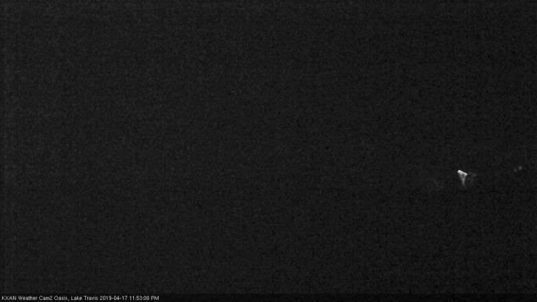 Lake Travis webcam, April 17, 2019 10:55 PM CT