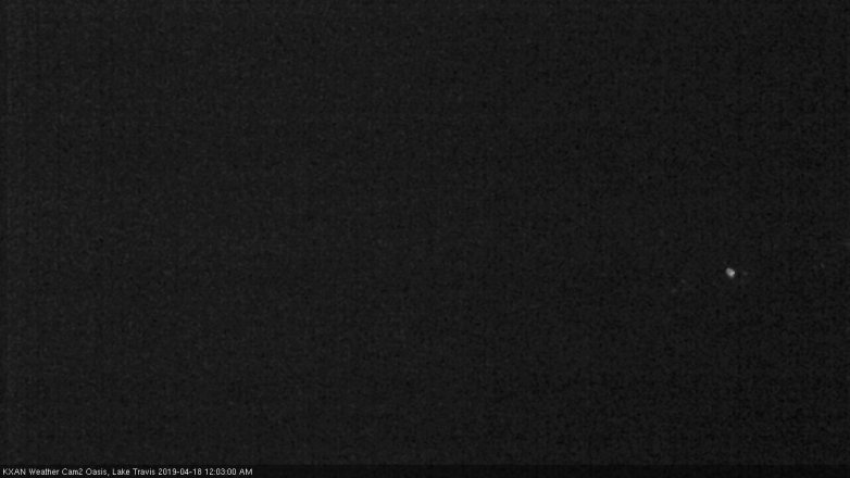 Lake Travis webcam, April 17, 2019 11:05 PM CT