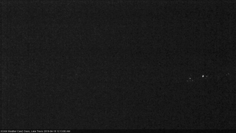 Lake Travis webcam, April 17, 2019 11:15 PM CT