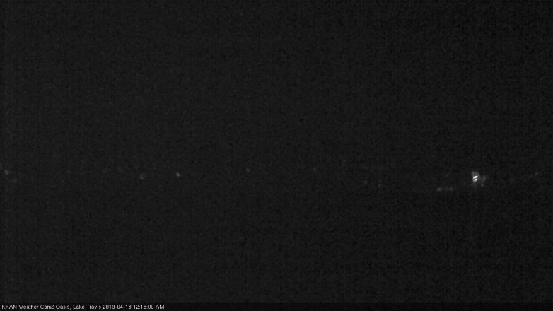 Lake Travis webcam, April 17, 2019 11:20 PM CT