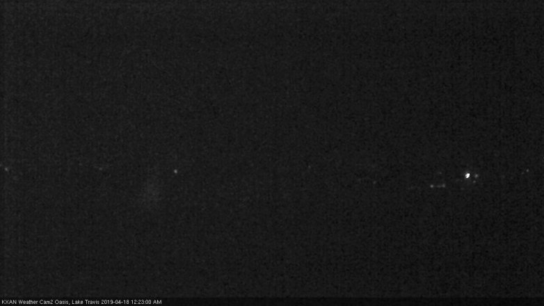 Lake Travis webcam, April 17, 2019 11:25 PM CT