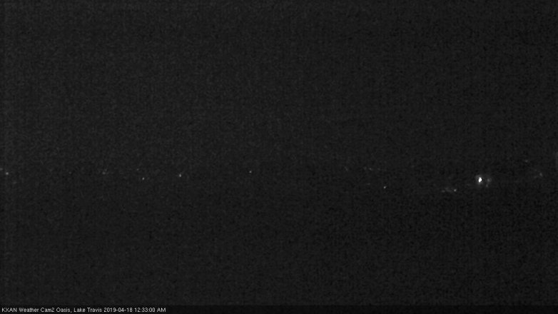 Lake Travis webcam, April 17, 2019 11:35 PM CT
