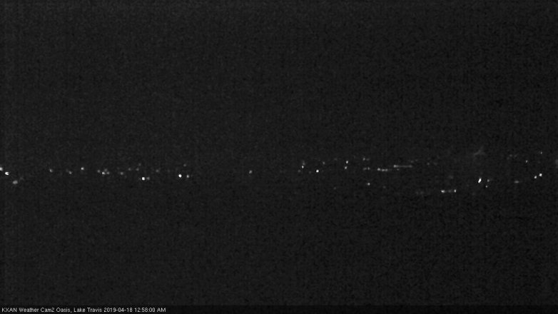 Lake Travis webcam, April 17, 2019 12:00 AM CT