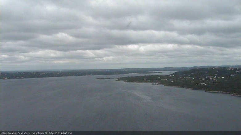 Lake Travis webcam, April 18, 2019 10:10 AM CT