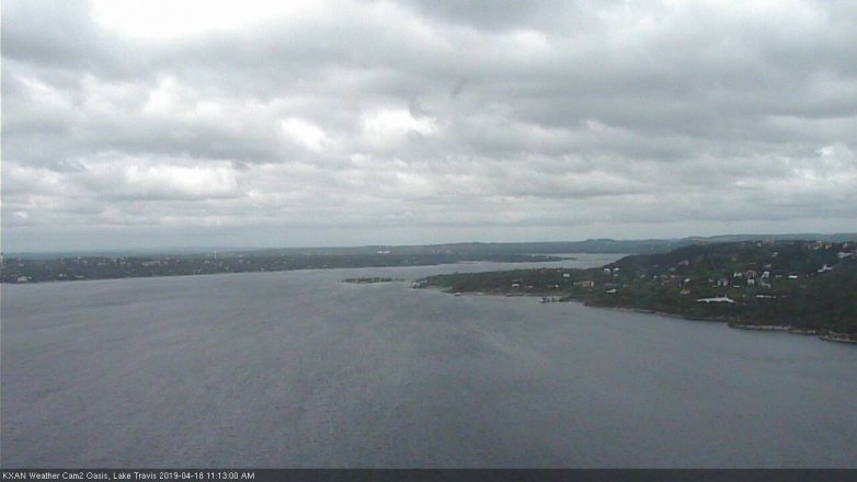 Lake Travis webcam, April 18, 2019 10:15 AM CT