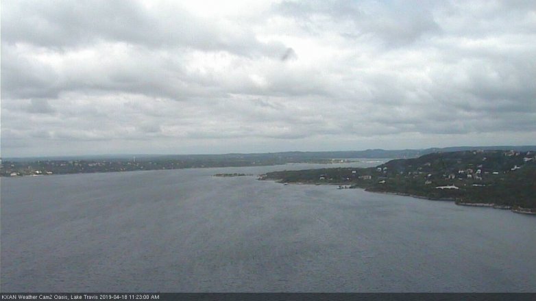 Lake Travis webcam, April 18, 2019 10:25 AM CT