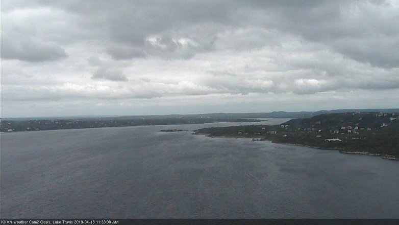 Lake Travis webcam, April 18, 2019 10:35 AM CT
