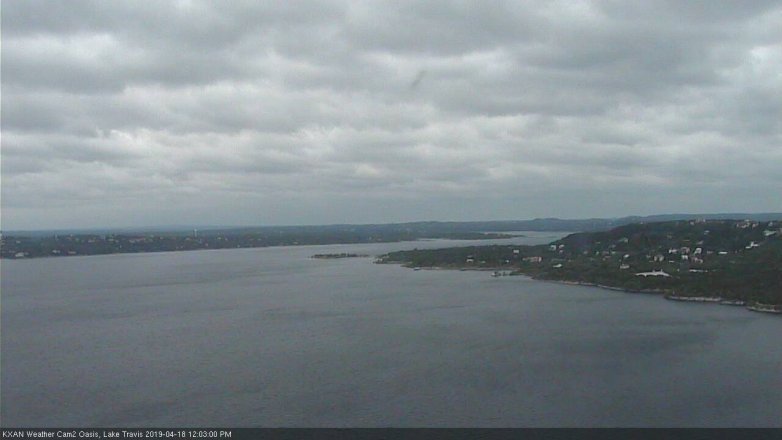 Lake Travis webcam, April 18, 2019 11:05 AM CT