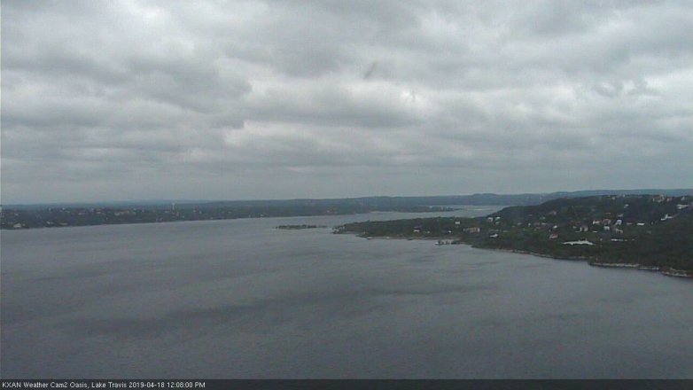 Lake Travis webcam, April 18, 2019 11:10 AM CT