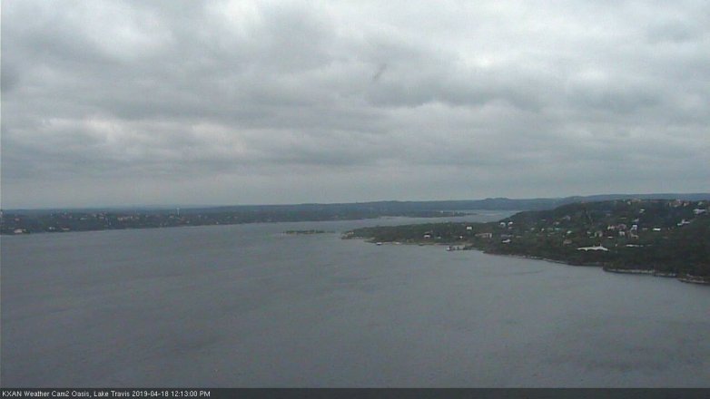 Lake Travis webcam, April 18, 2019 11:15 AM CT