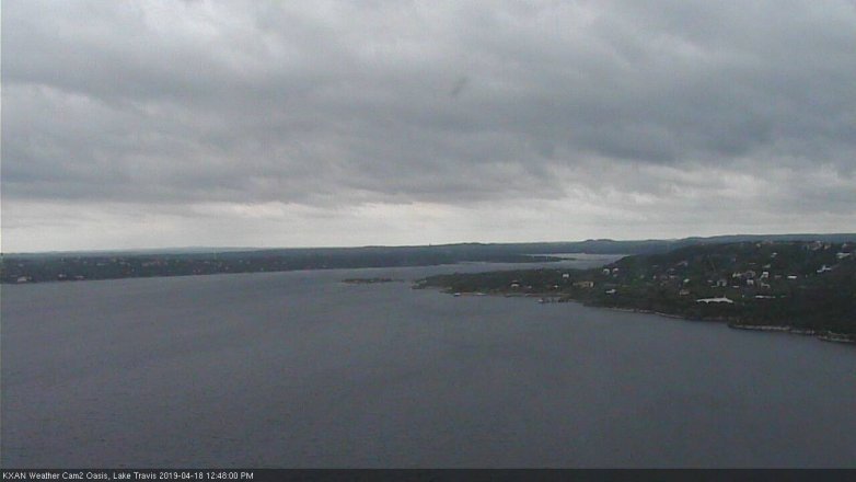 Lake Travis webcam, April 18, 2019 11:50 AM CT