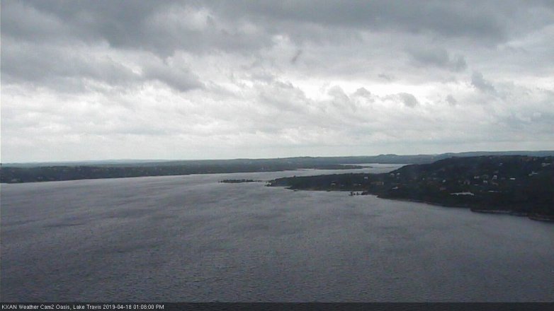 Lake Travis webcam, April 18, 2019 12:10 PM CT