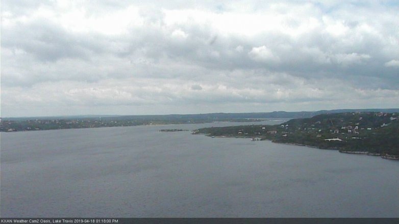 Lake Travis webcam, April 18, 2019 12:20 PM CT