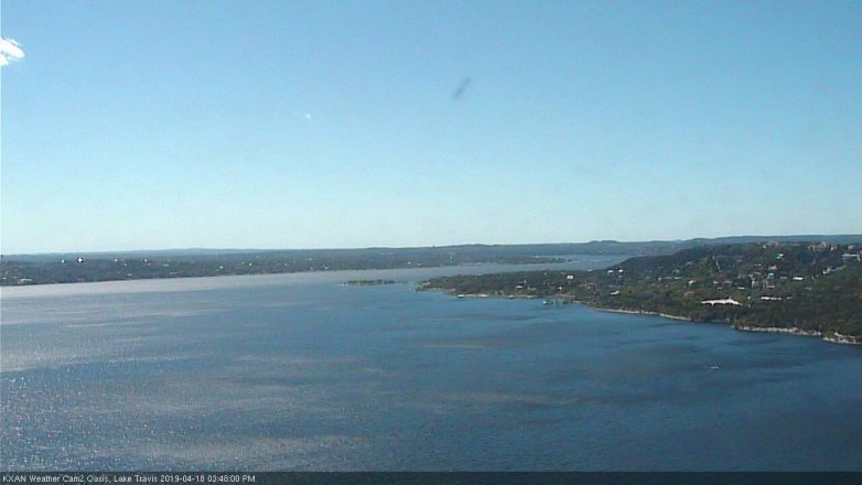 Lake Travis webcam, April 18, 2019 2:50 PM CT