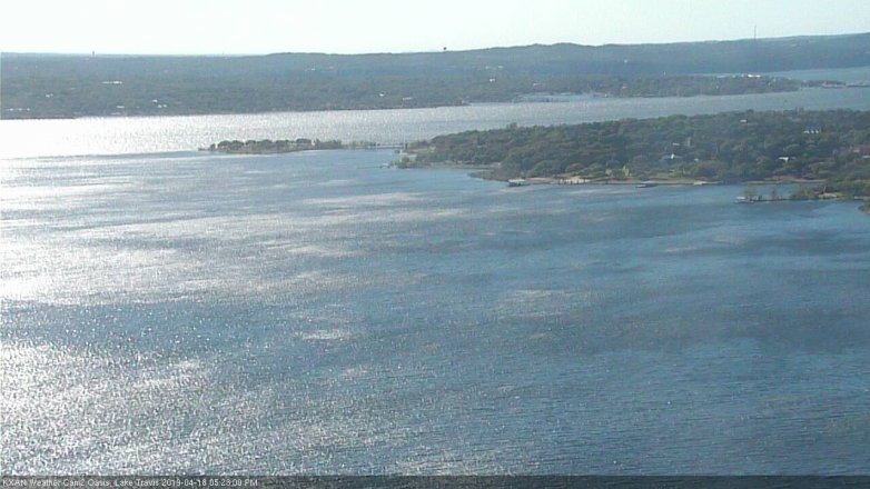 Lake Travis webcam, April 18, 2019 4:25 PM CT