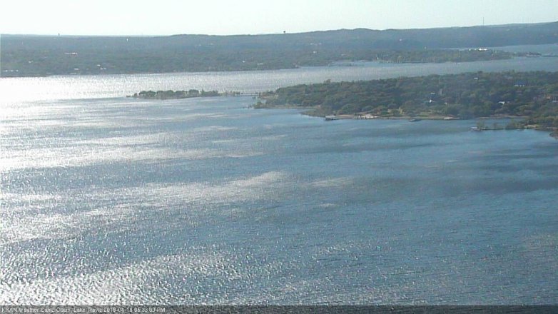 Lake Travis webcam, April 18, 2019 4:35 PM CT