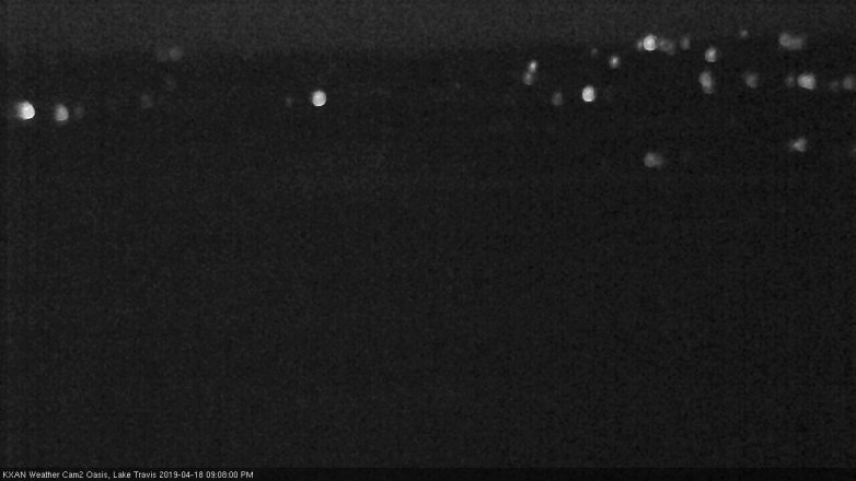 Lake Travis webcam, April 18, 2019 8:10 PM CT