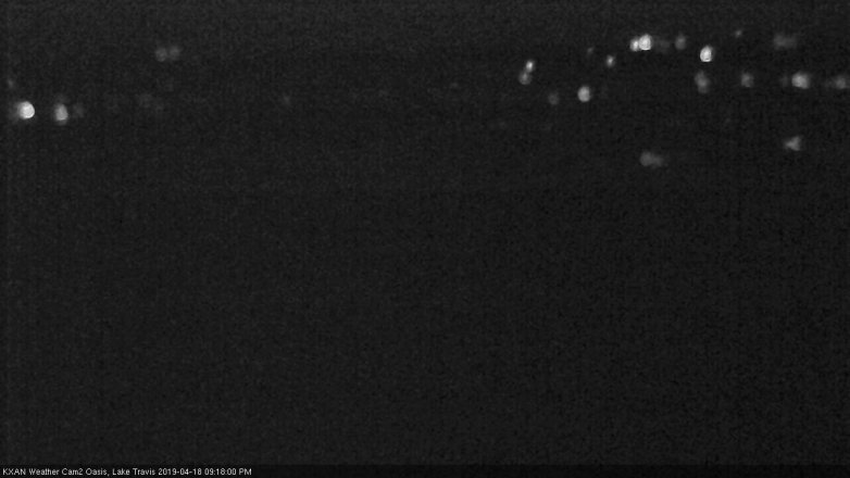 Lake Travis webcam, April 18, 2019 8:20 PM CT