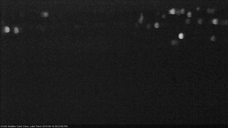 Lake Travis webcam, April 18, 2019 8:25 PM CT