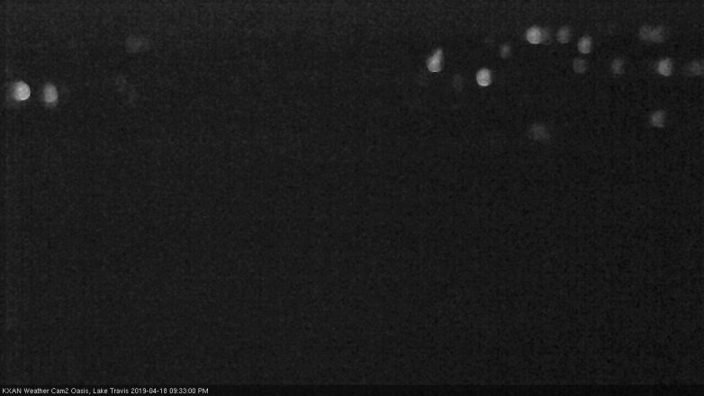 Lake Travis webcam, April 18, 2019 8:35 PM CT
