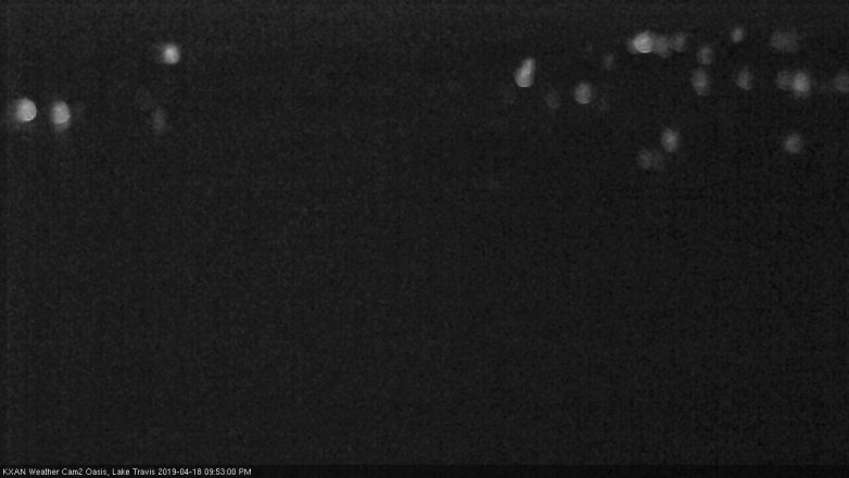 Lake Travis webcam, April 18, 2019 8:55 PM CT