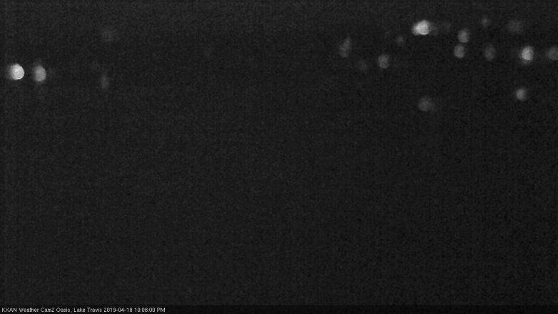 Lake Travis webcam, April 18, 2019 9:10 PM CT