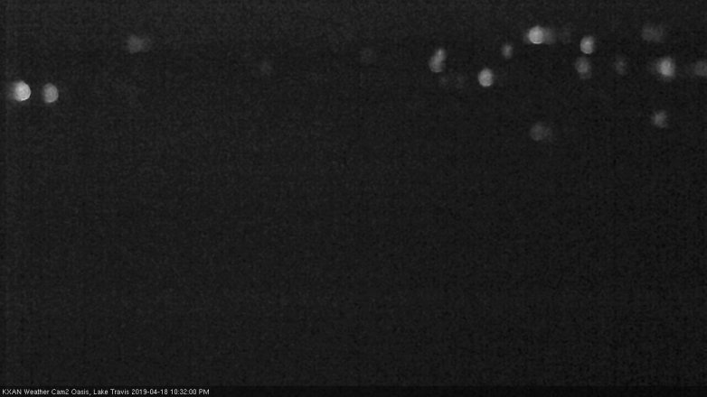 Lake Travis webcam, April 18, 2019 9:35 PM CT