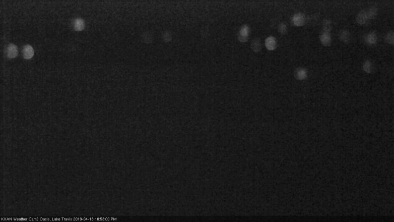 Lake Travis webcam, April 18, 2019 9:55 PM CT