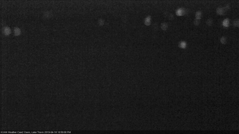 Lake Travis webcam, April 18, 2019 10:00 PM CT