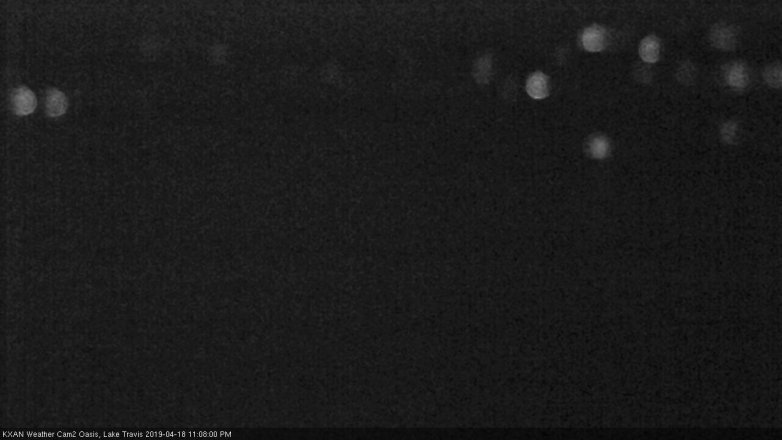 Lake Travis webcam, April 18, 2019 10:10 PM CT