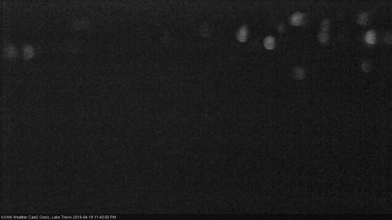 Lake Travis webcam, April 18, 2019 10:45 PM CT
