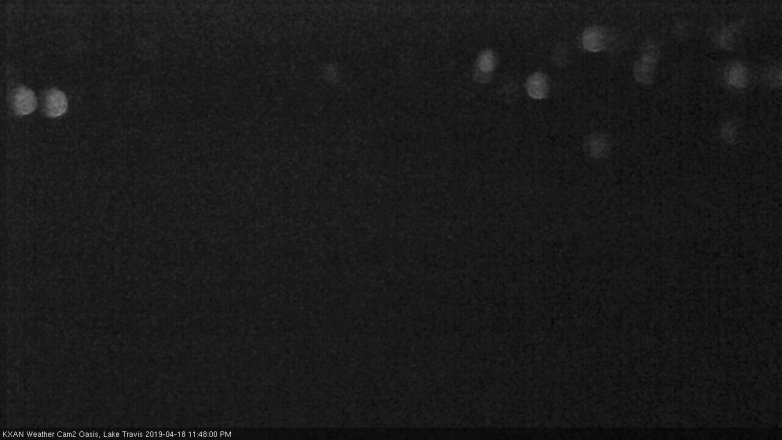 Lake Travis webcam, April 18, 2019 10:50 PM CT