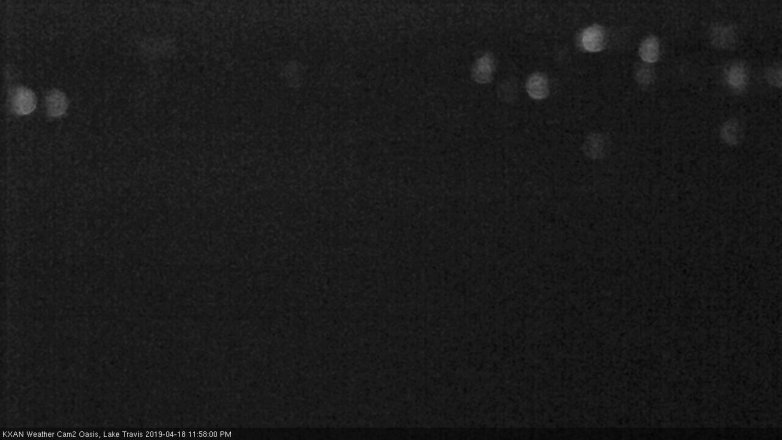 Lake Travis webcam, April 18, 2019 11:00 PM CT