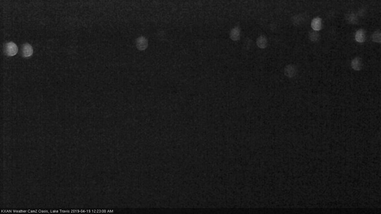 Lake Travis webcam, April 18, 2019 11:25 PM CT
