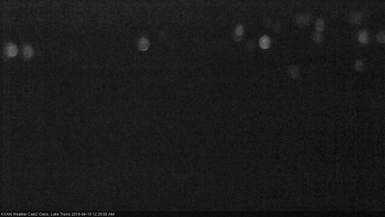 Lake Travis webcam, April 18, 2019 11:30 PM CT
