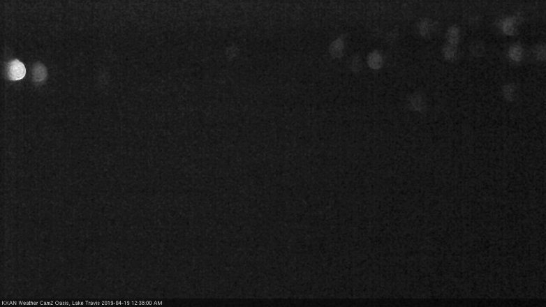 Lake Travis webcam, April 18, 2019 11:40 PM CT