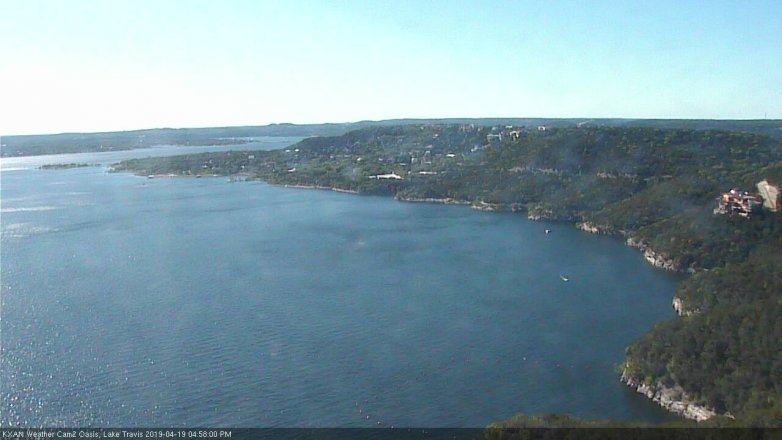 Lake Travis webcam, April 19, 2019 4:00 PM CT