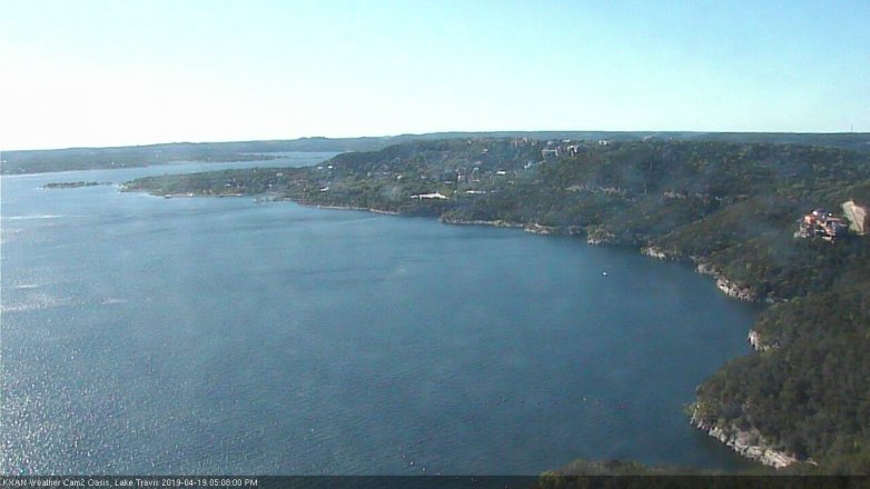 Lake Travis webcam, April 19, 2019 4:10 PM CT