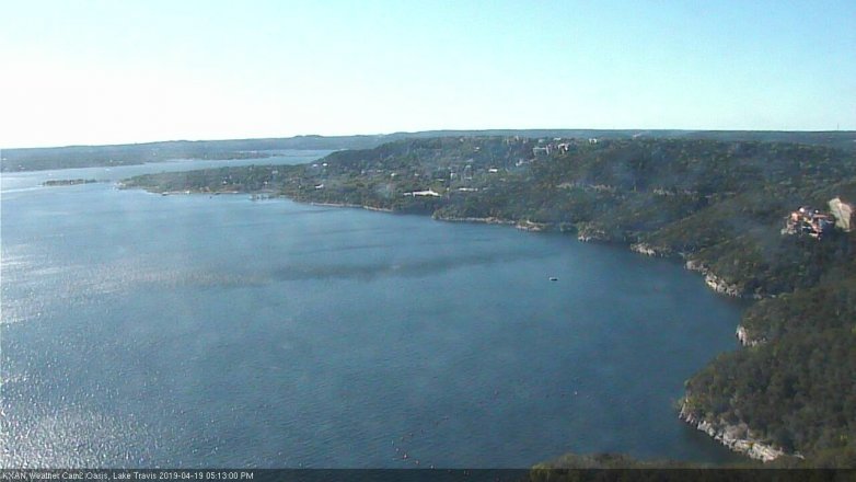 Lake Travis webcam, April 19, 2019 4:15 PM CT