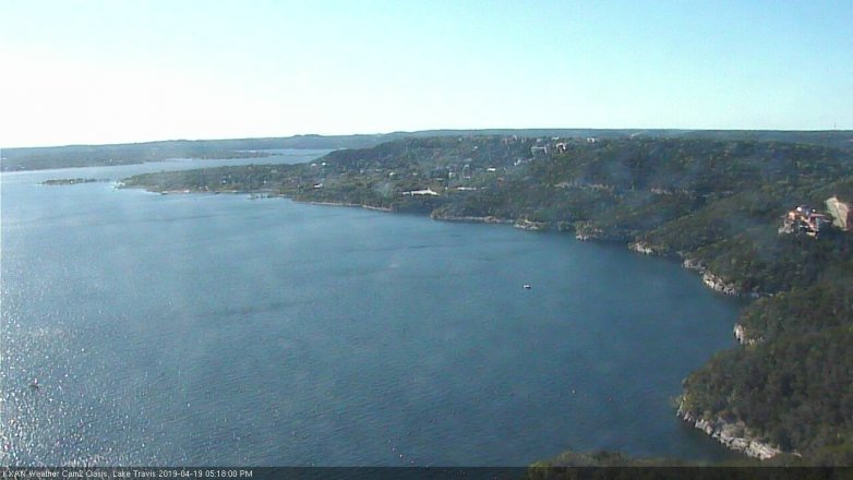 Lake Travis webcam, April 19, 2019 4:20 PM CT