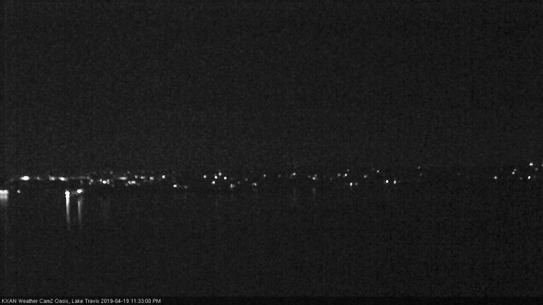 Lake Travis webcam, April 19, 2019 10:35 PM CT