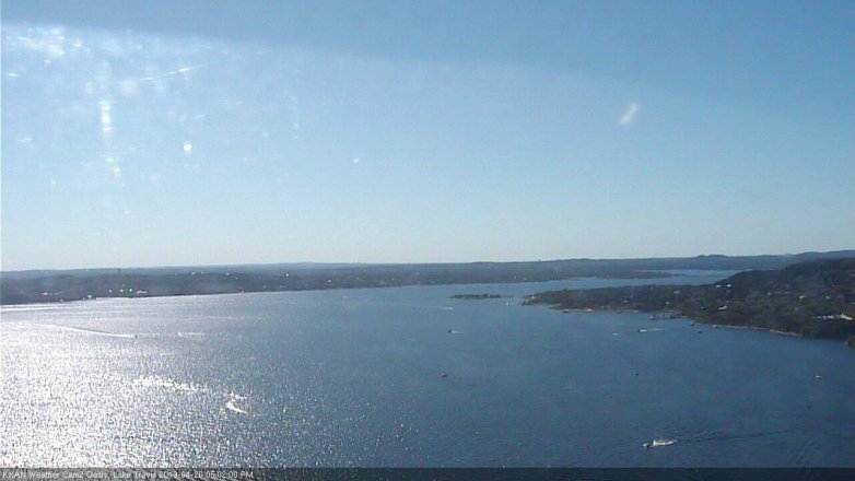 Lake Travis webcam, April 20, 2019 4:05 PM CT