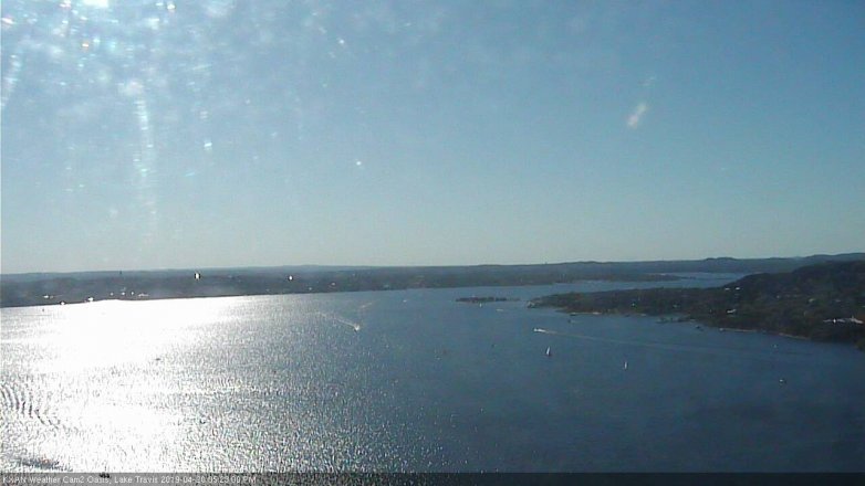 Lake Travis webcam, April 20, 2019 4:25 PM CT