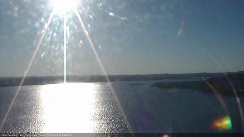 Lake Travis webcam, April 20, 2019 5:25 PM CT