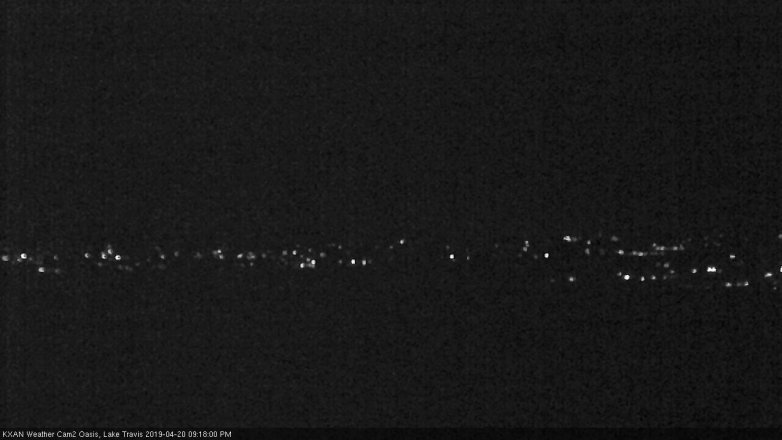 Lake Travis webcam, April 20, 2019 8:20 PM CT