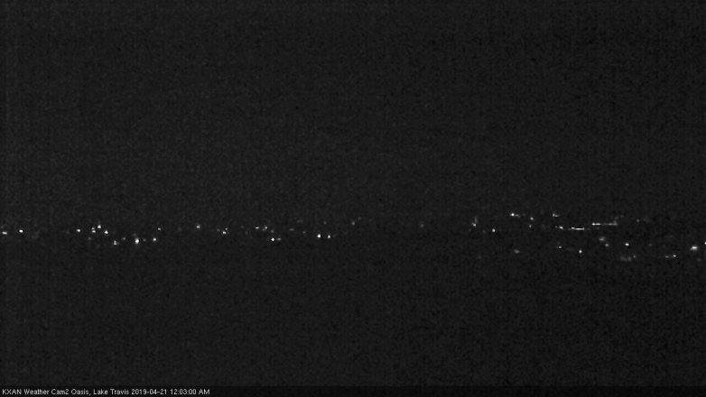 Lake Travis webcam, April 20, 2019 11:05 PM CT