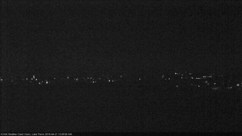 Lake Travis webcam, April 20, 2019 11:10 PM CT