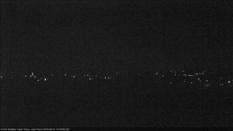 Lake Travis webcam, April 20, 2019 11:20 PM CT