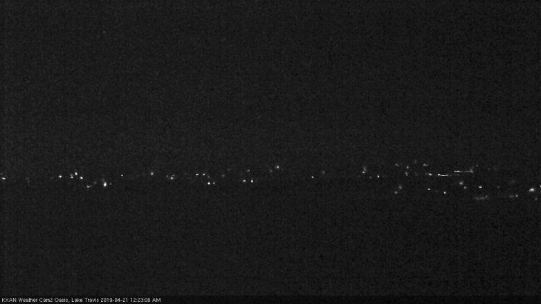 Lake Travis webcam, April 20, 2019 11:25 PM CT