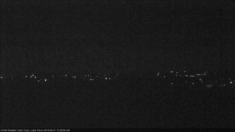 Lake Travis webcam, April 20, 2019 11:40 PM CT